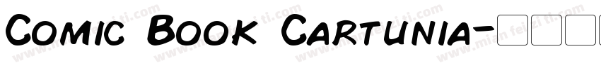 Comic Book Cartunia字体转换